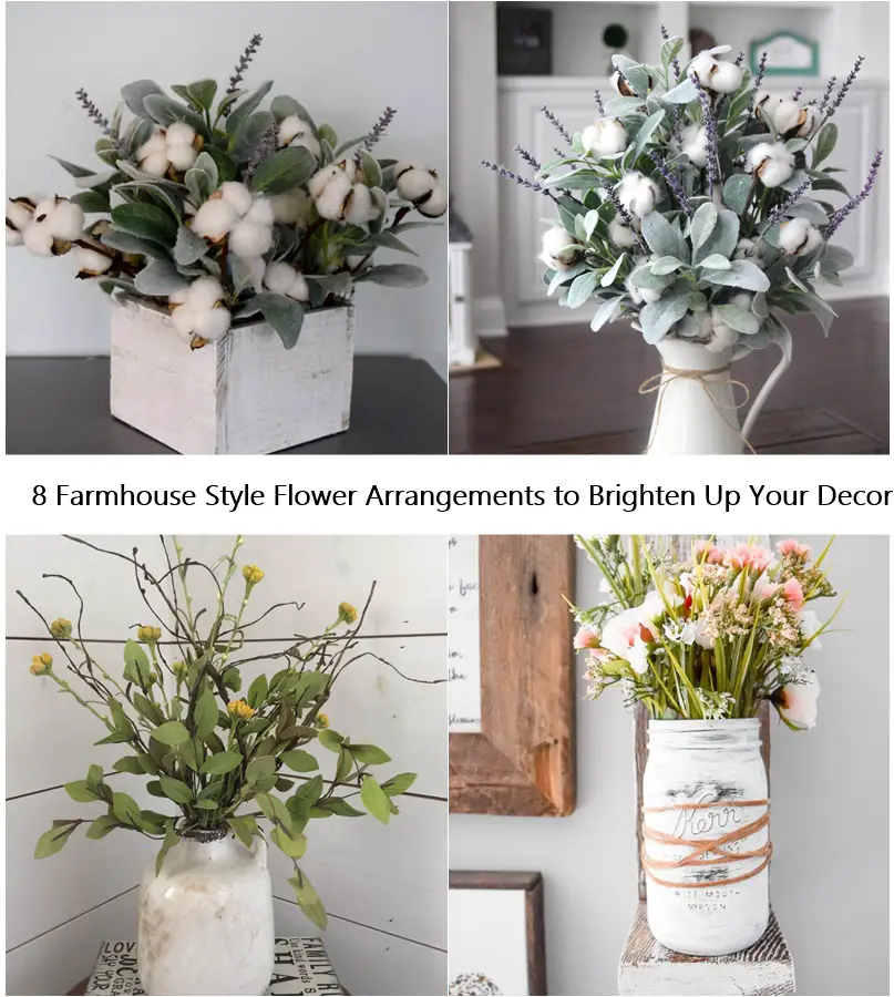 8 Farmhouse Style Flower Arrangements to Brighten Up Your Decor Talkdecor
