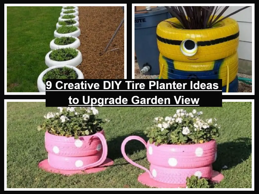 9 Creative DIY Tire Planter Ideas To Upgrade Garden View