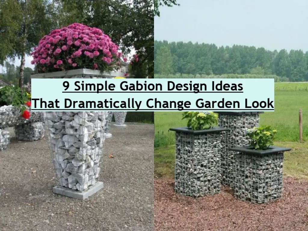9 Simple Gabion Design Ideas That Dramatically Change Garden Look