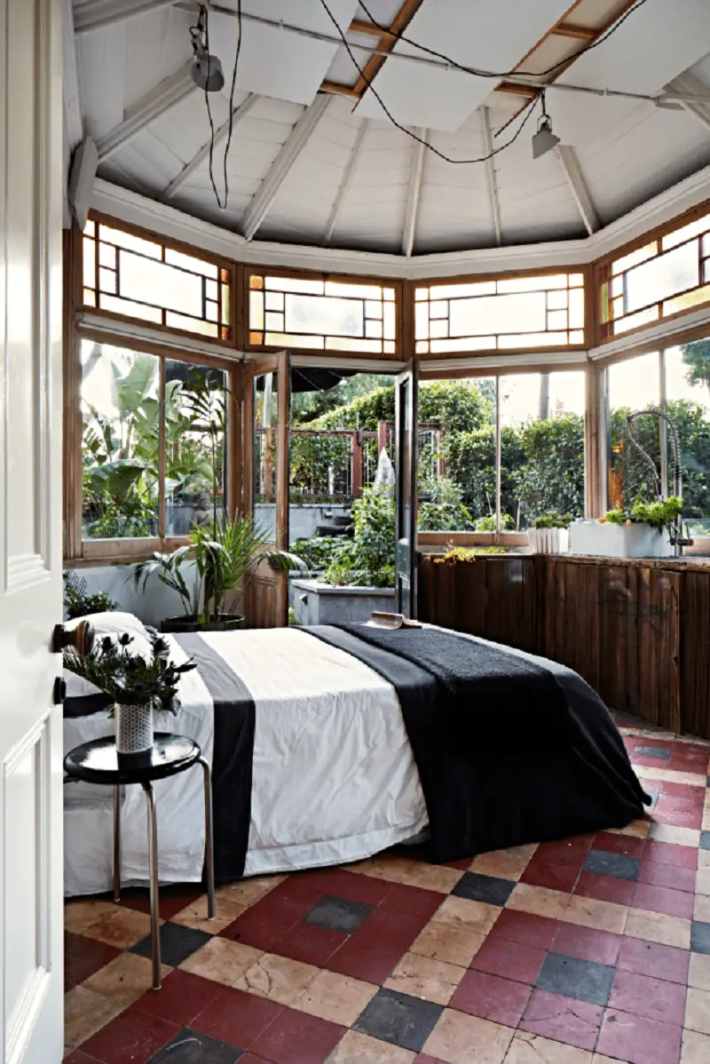 A Greenhouse Bedroom