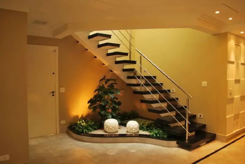 Garden Below Staircase