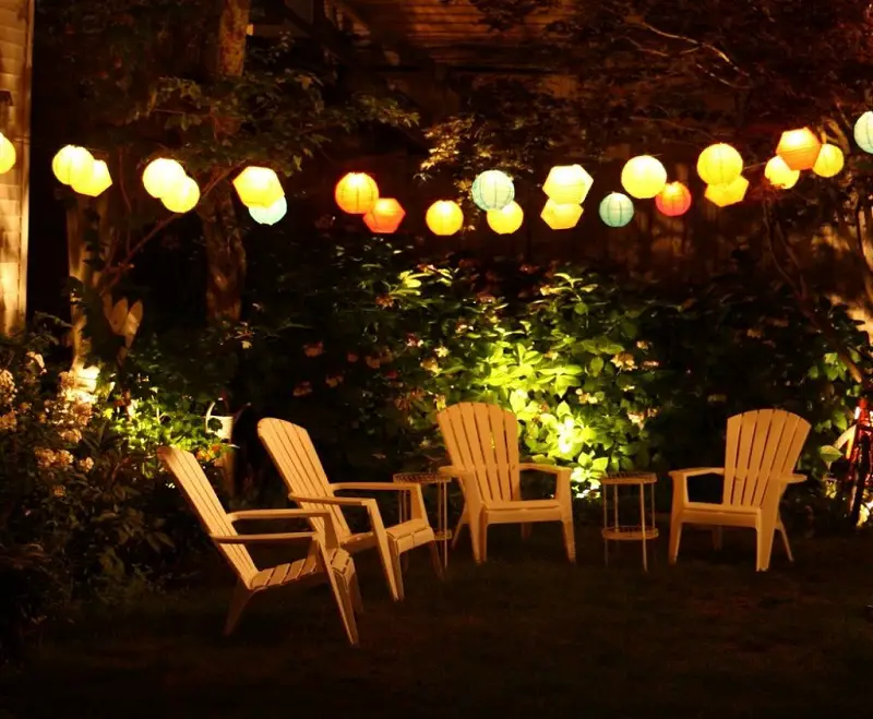Hanging Chinese Lanterns