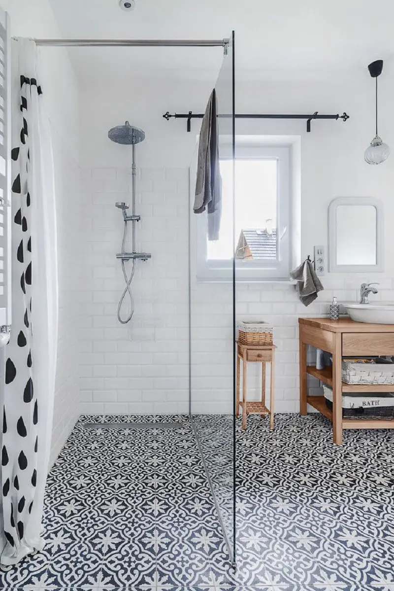 Install Striking Moroccan Floor Tiles