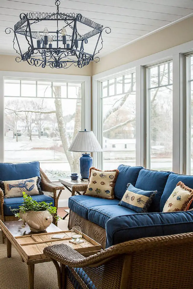 Timeless Coastal Sunroom