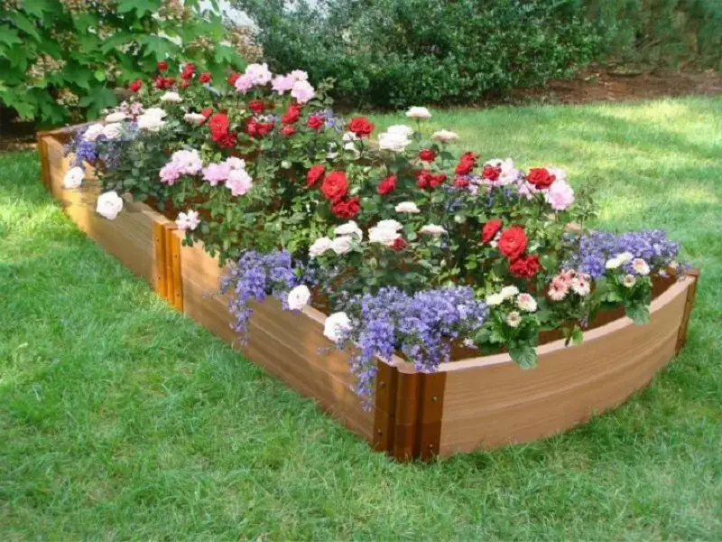 Long Container Flower Bed