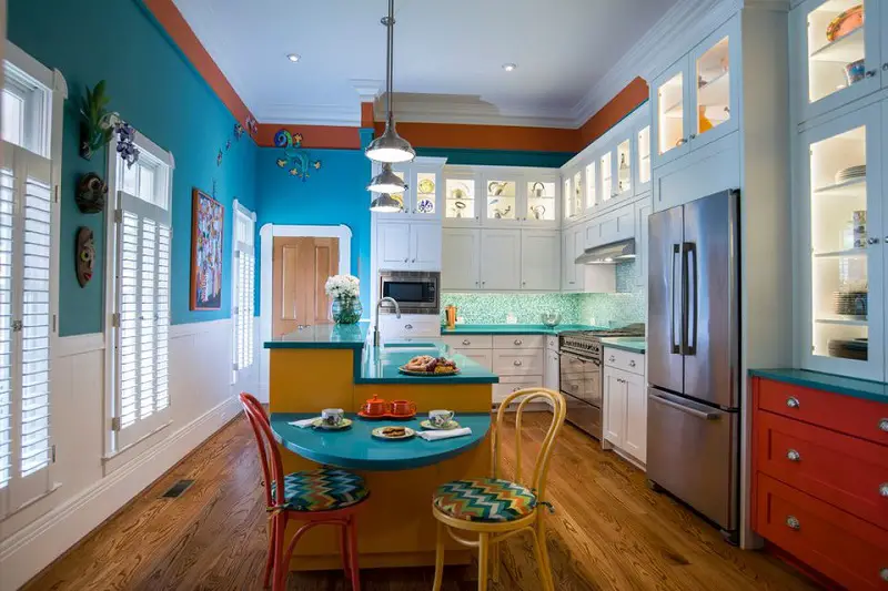 Tropical Eat In Kitchen