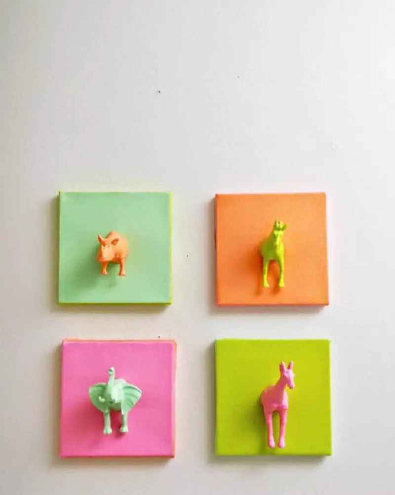 Mini Animal Canvases
