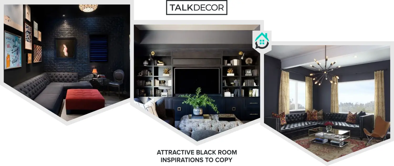 8 Attractive Black Room Inspirations to Copy