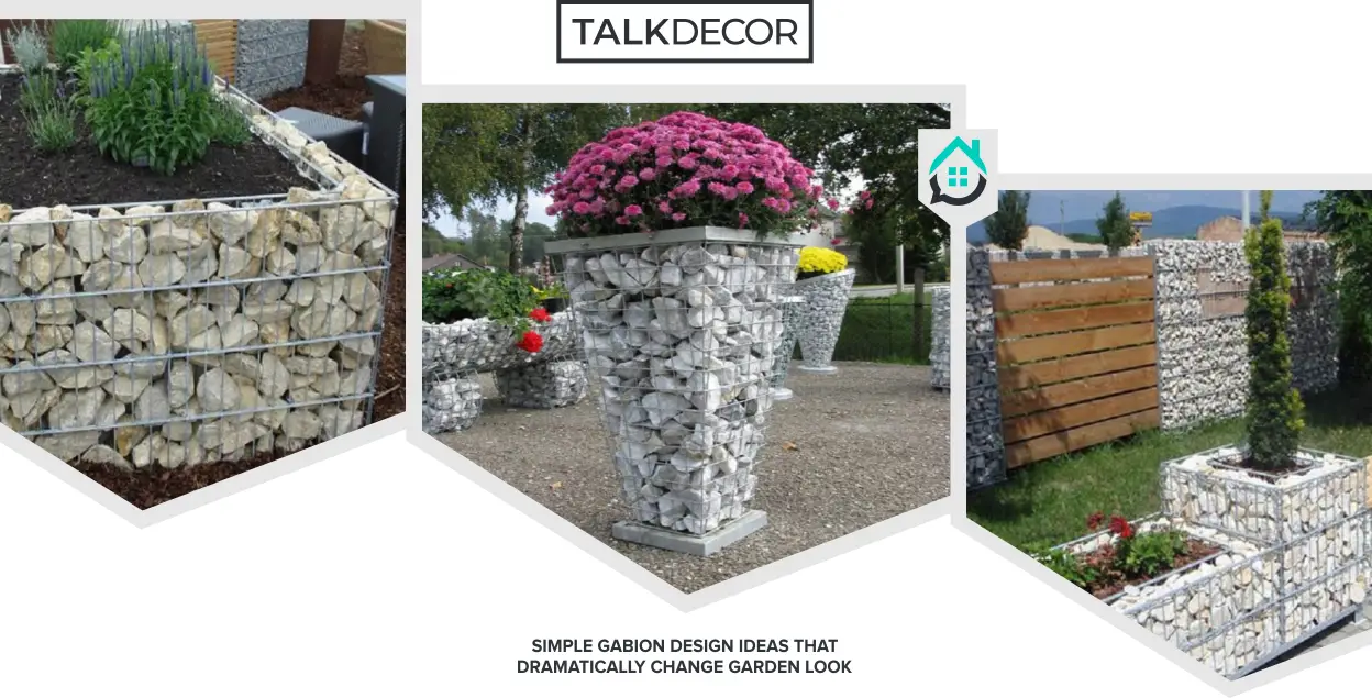 9 Simple Gabion Design Ideas That Dramatically Change Garden Look