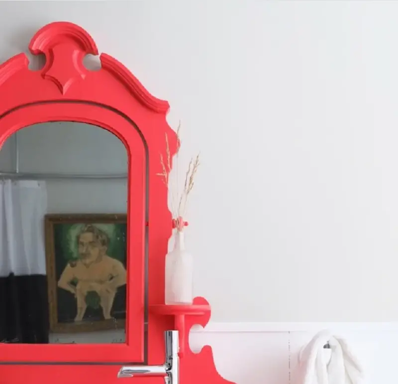 Fanciful Red Vanity