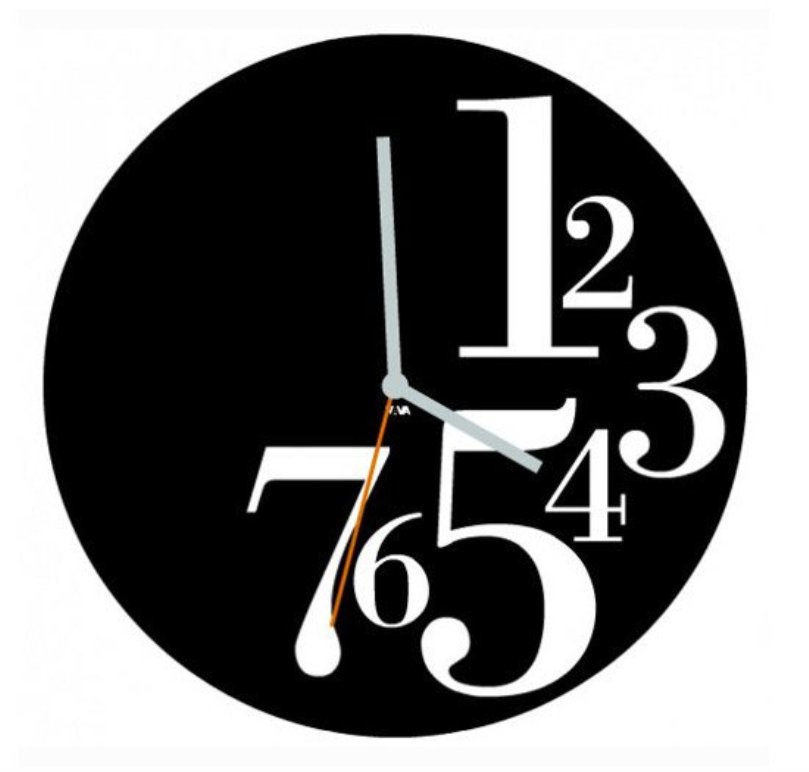 Abstract Modern Clock