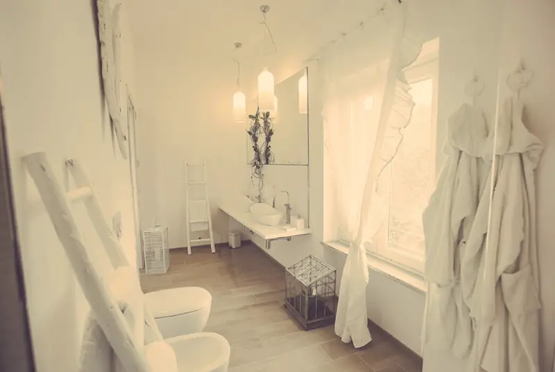 Bathroom With Pretty Picturesque
