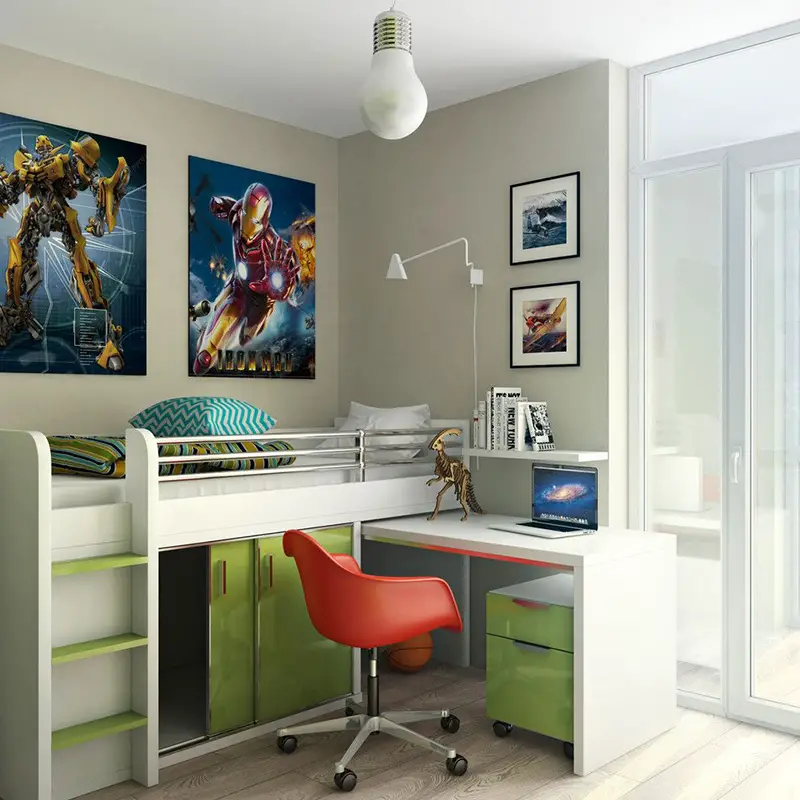 Cute Design With Loft Bed