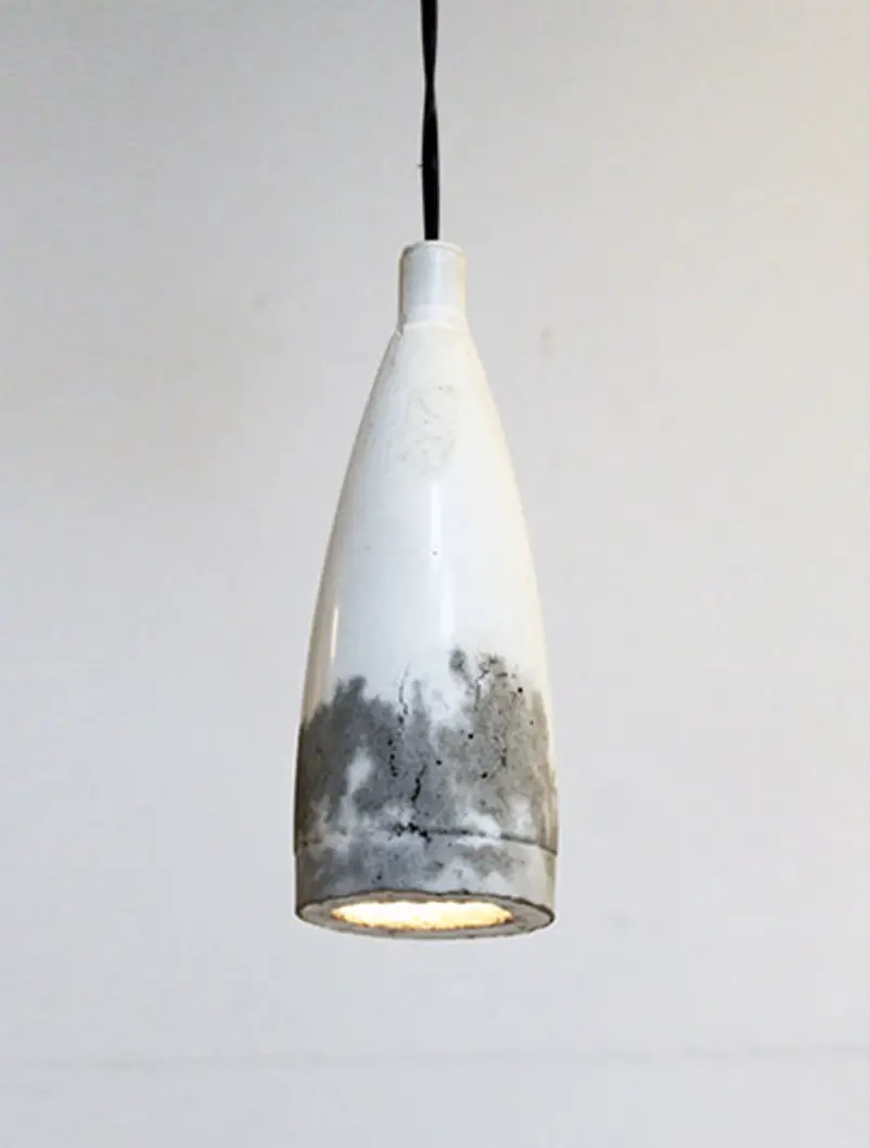 DIY Concrete Pendant Lamp