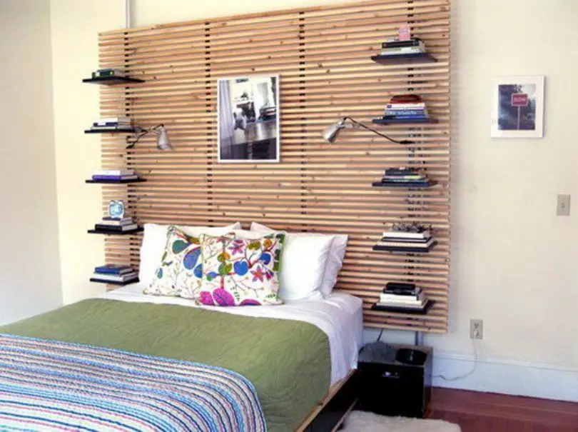 Headboard With Shelves