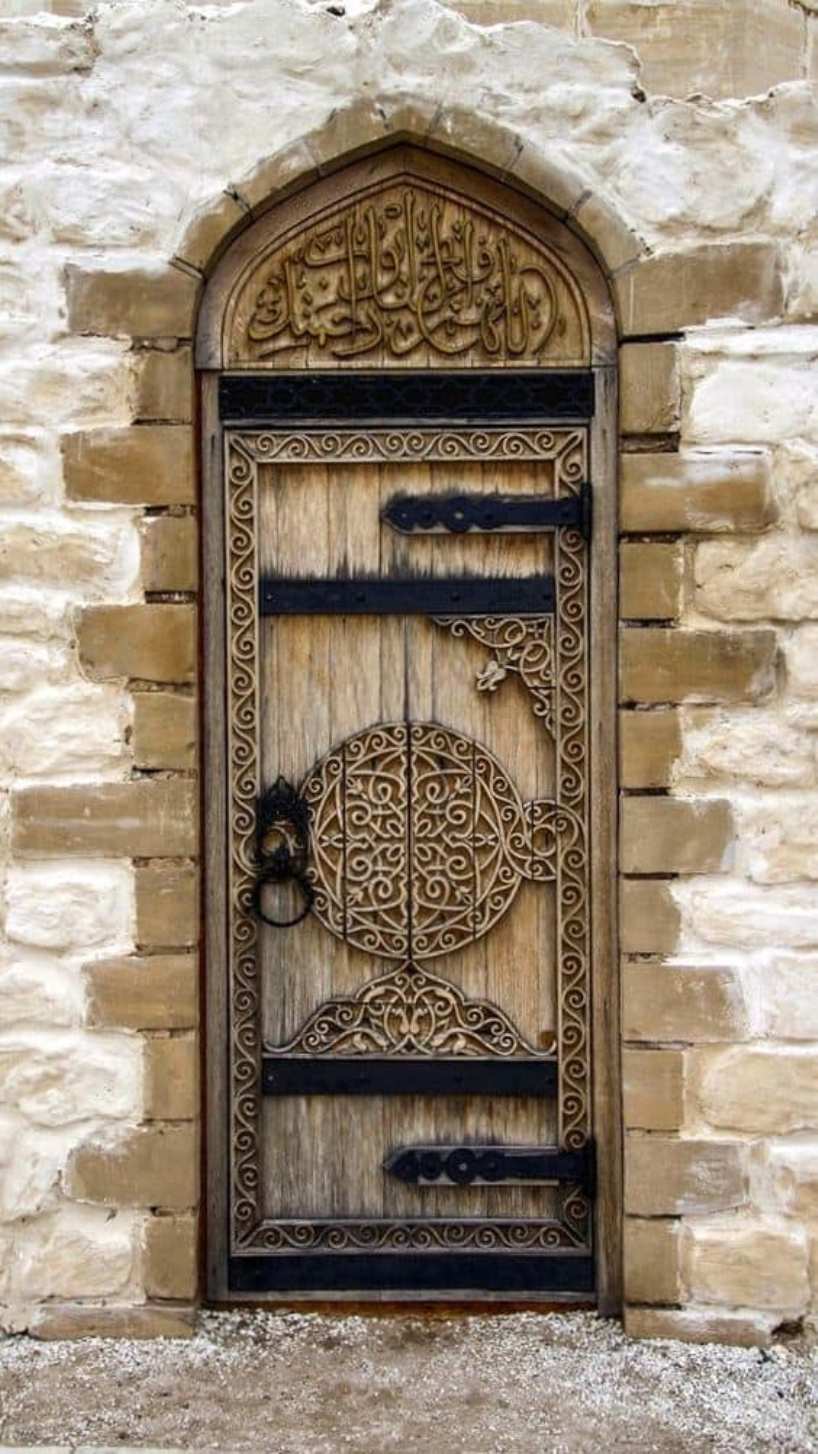 Middle East Hand Carved Door