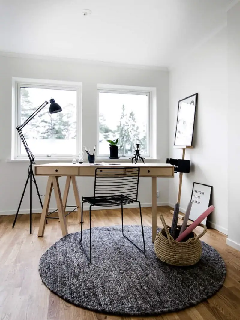 Scandinavian Home Office At Nook