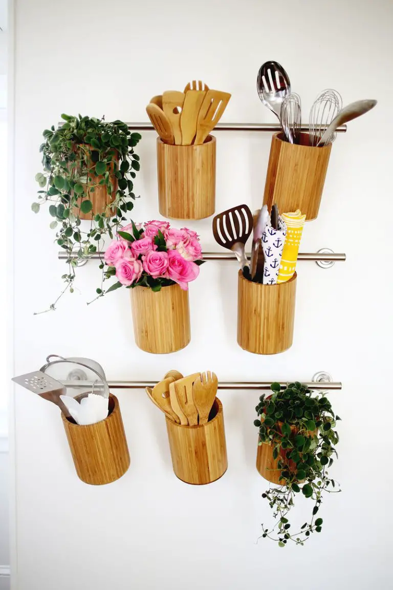 8 Amazing Kitchen Utensil Holder Ideas to Get More Space - Talkdecor