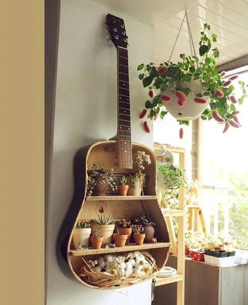 Guitar Plant Shelf