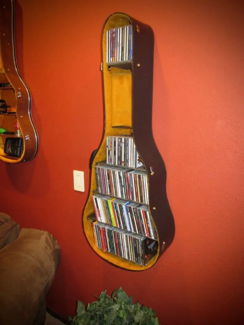 Guitar Case Bookshelf