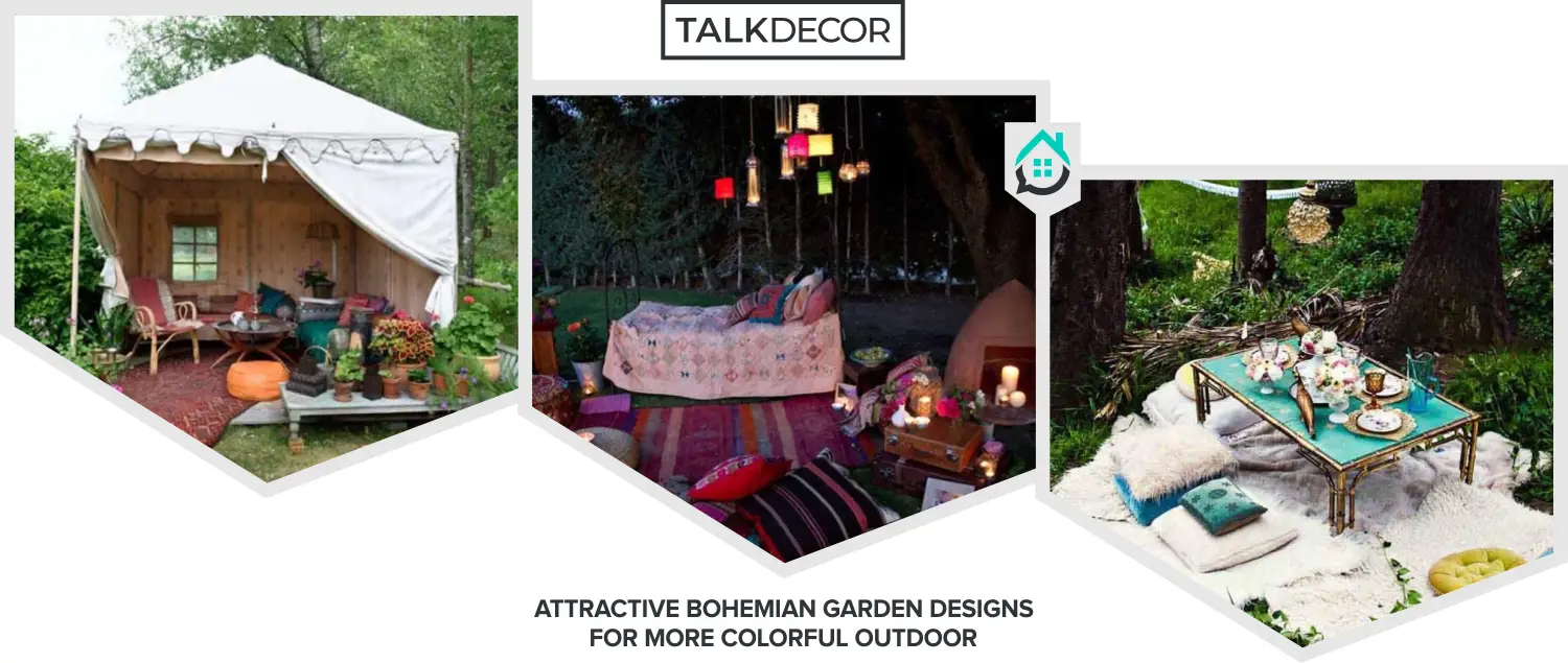8 Attractive Bohemian Garden Designs For More Colorful Outdoor