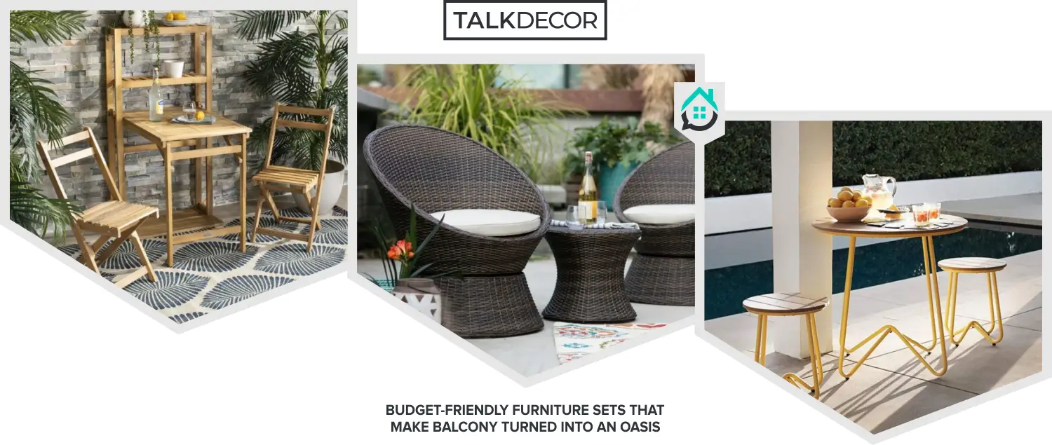 8 Budget-Friendly Furniture Sets That Make Balcony Turned Into An Oasis