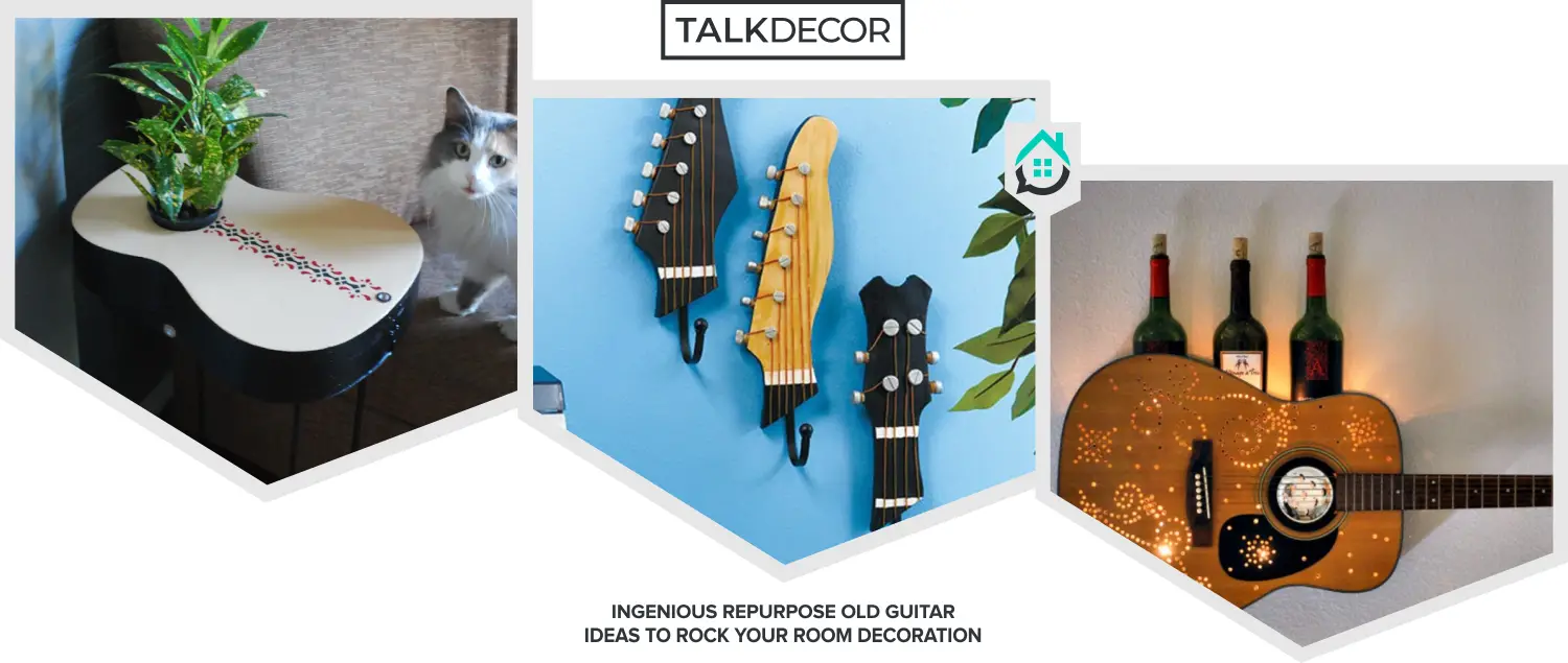 10 Ingenious Repurpose Old Guitar Ideas To Rock Your Room Decoration