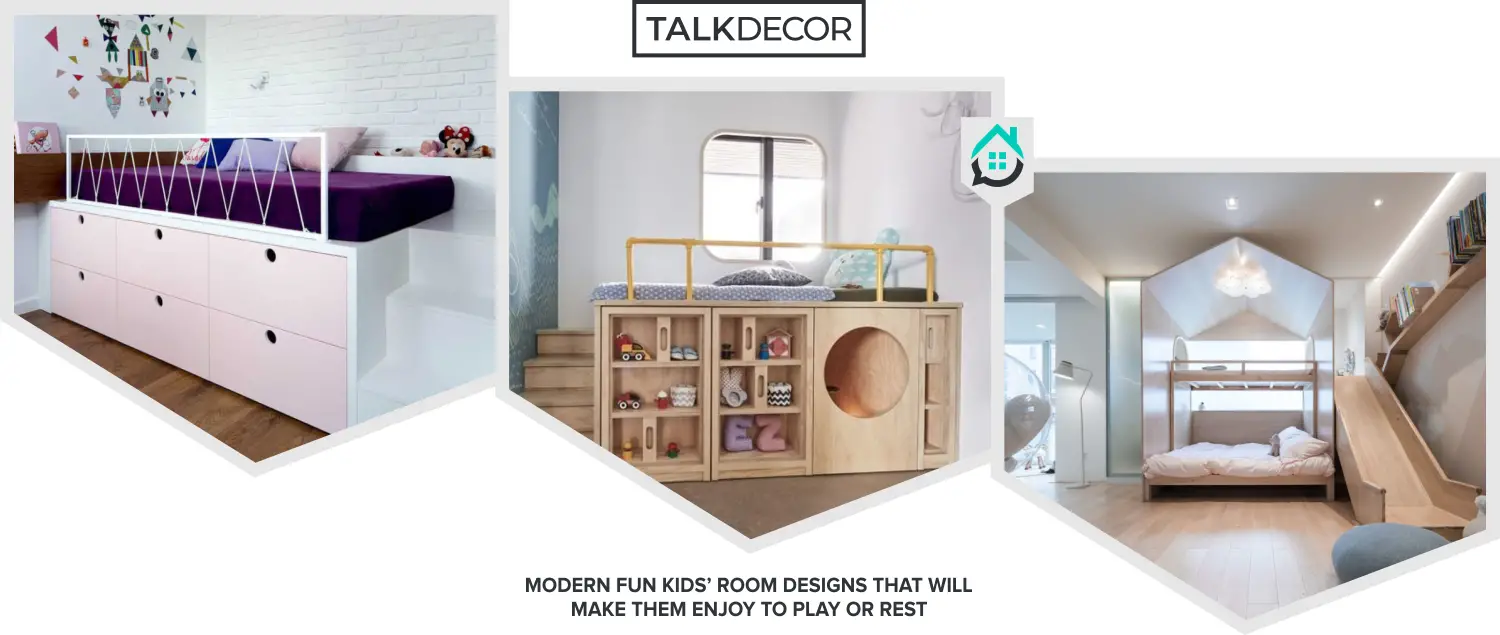 8 Modern Fun Kids’ Room Designs That Will Make Them Enjoy To Play Or Rest