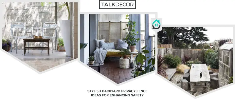 8 Stylish Backyard Privacy Fence Ideas For Enhancing Safety - Talkdecor
