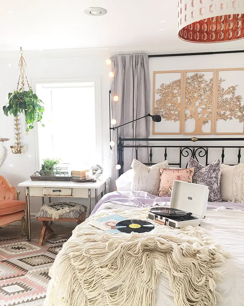 Blissfully Eclectic Bedroom