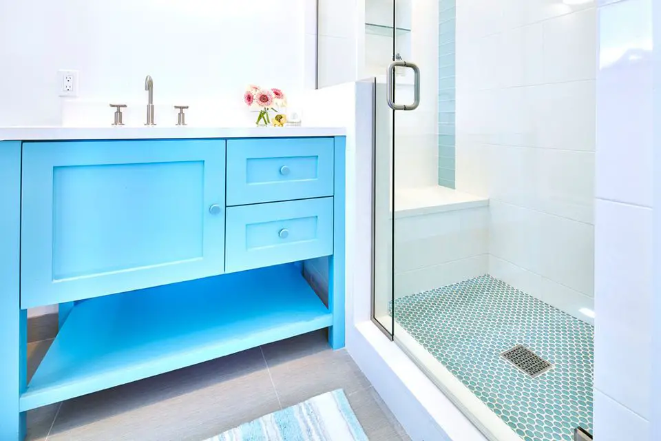 Blue Coastal Bathroom