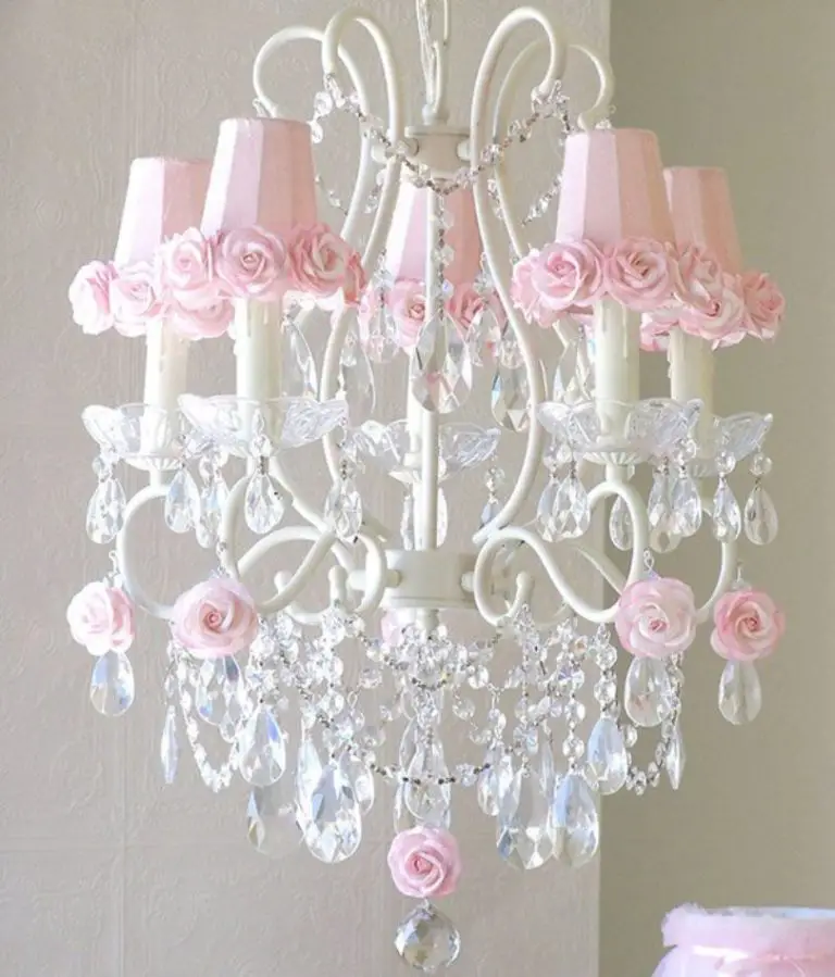 8 Pink Chandeliers To Beautify Your Little Girl’s Room Decor - Talkdecor