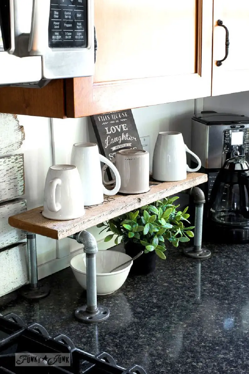 Coffee Bar With Industrial Touch