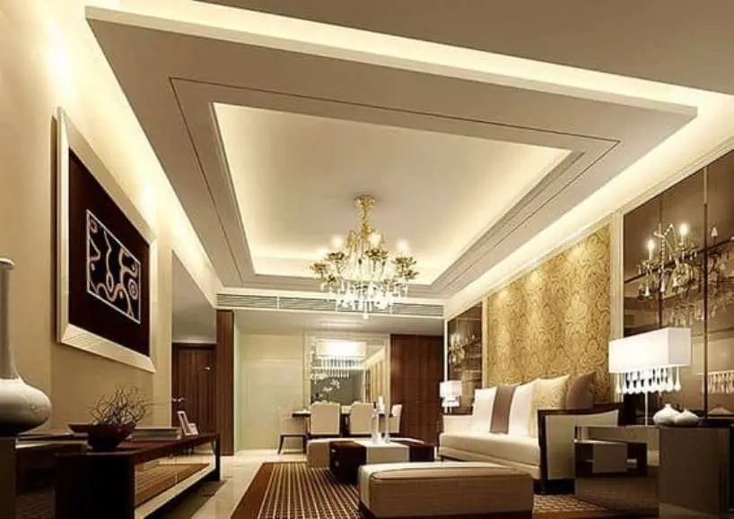 Modern Grey And White Ceiling
