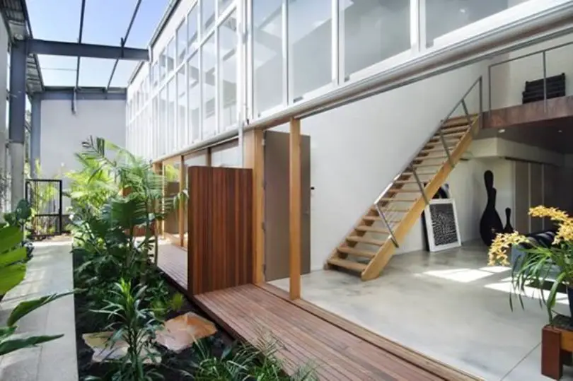 Modern Open Plan Indoor Garden
