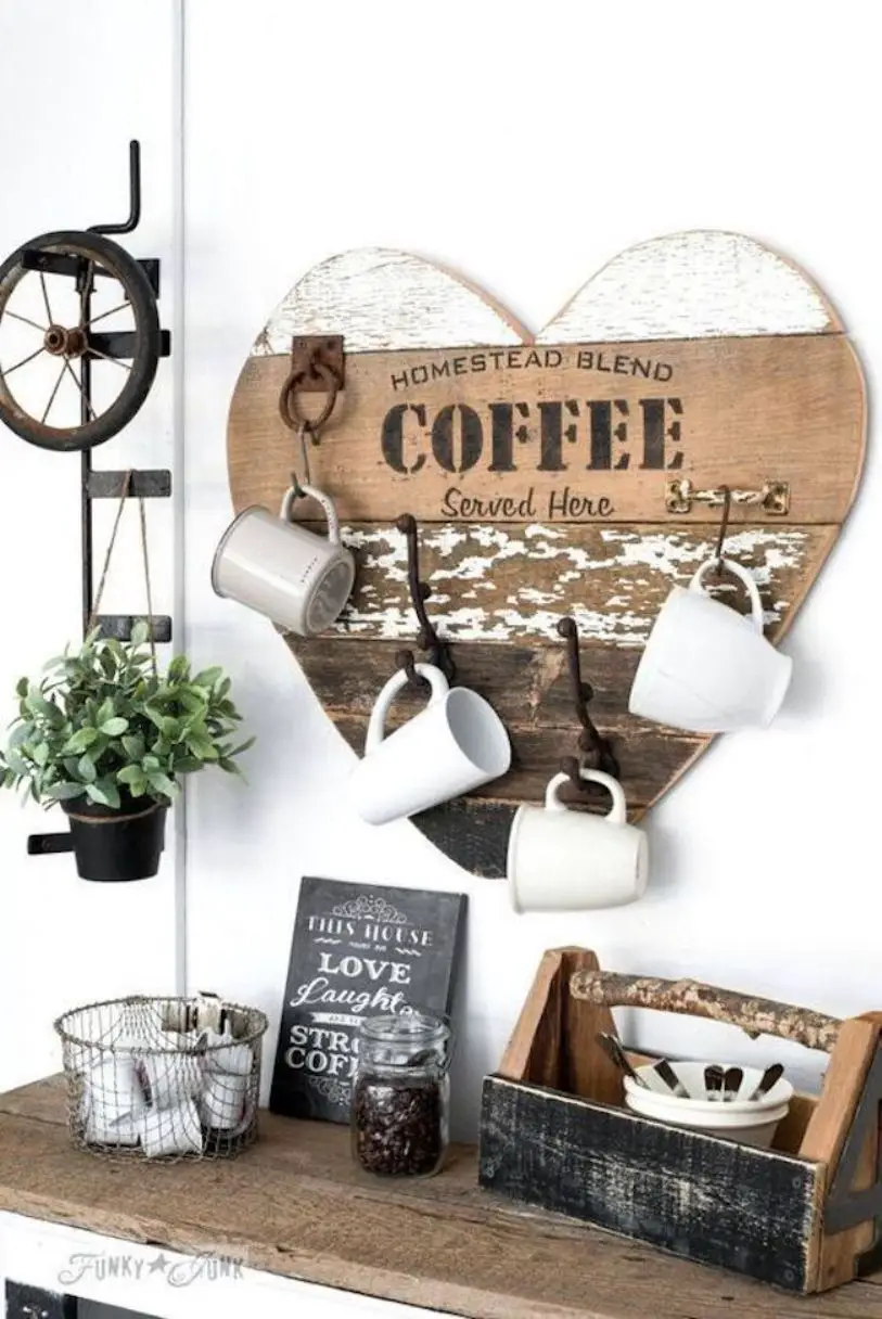 Rustic Style Coffee Bar