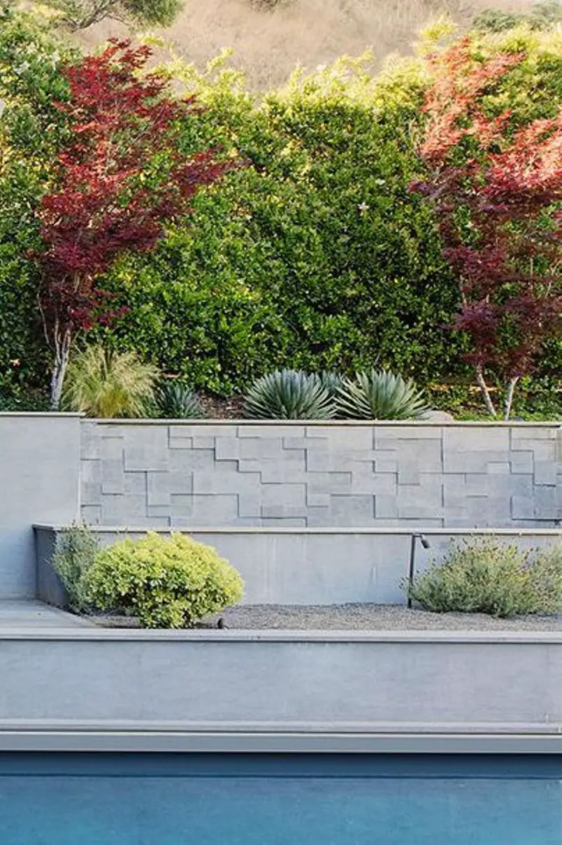 Trees And Shrubbery Privacy Fence