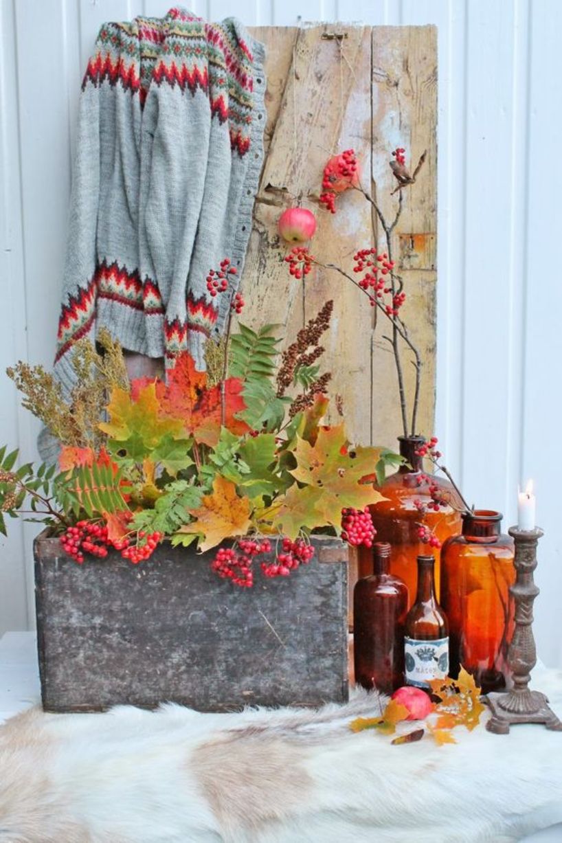 A Stylish Fall Display