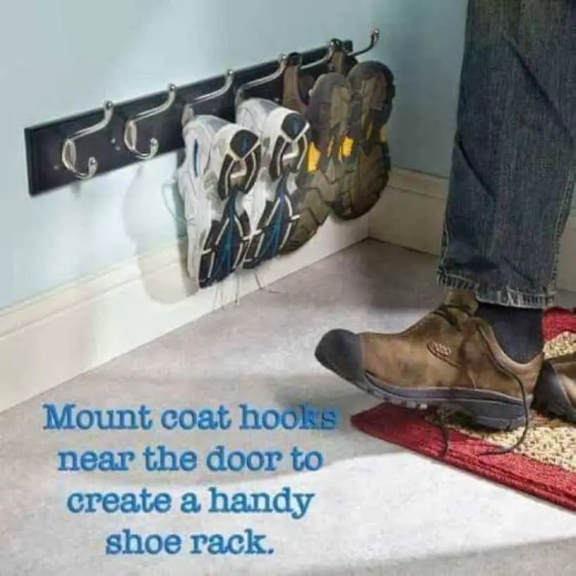 Hooks Used For Storing Shoes