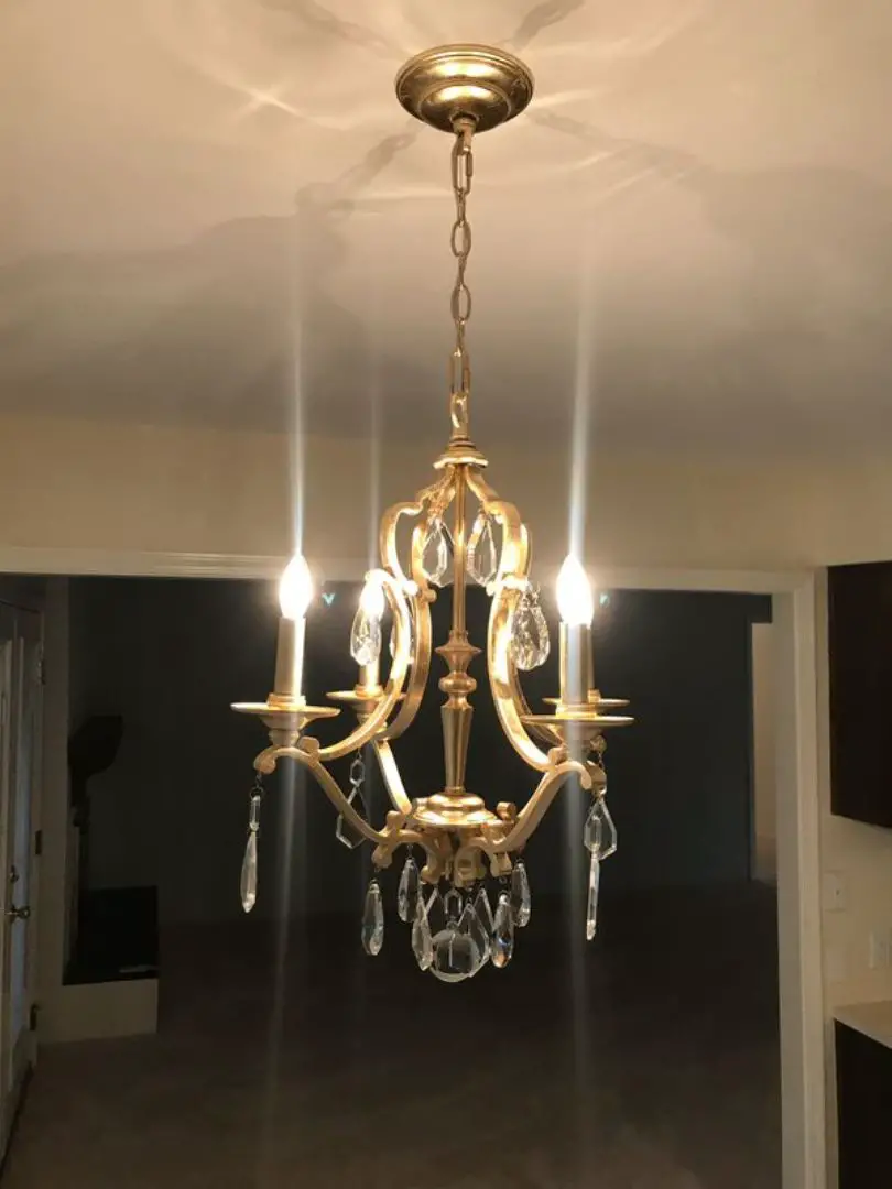 Feel Free To Apply Vintage Chandelier