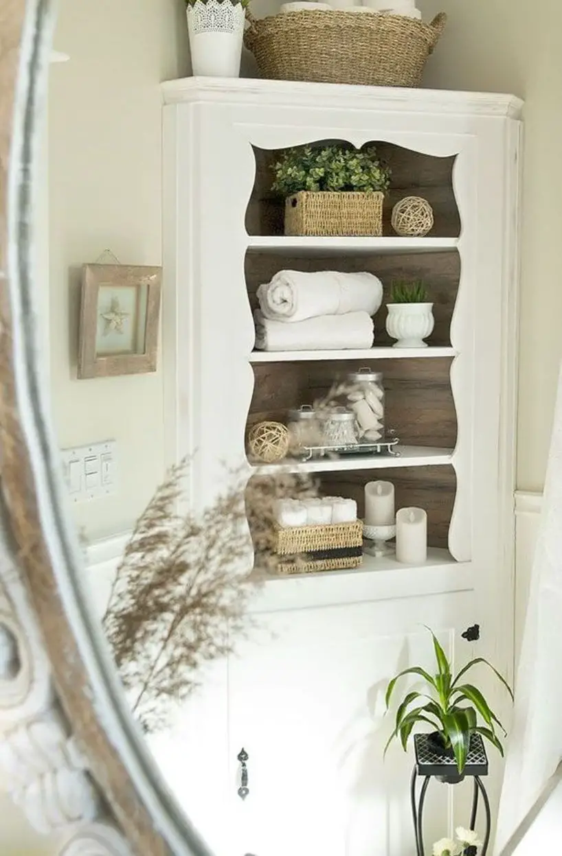 An Elegant Corner Cabinet