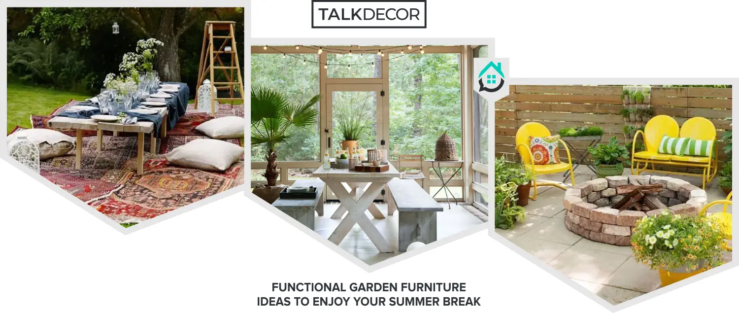 52 Functional Garden Furniture Ideas to Enjoy your Summer Break