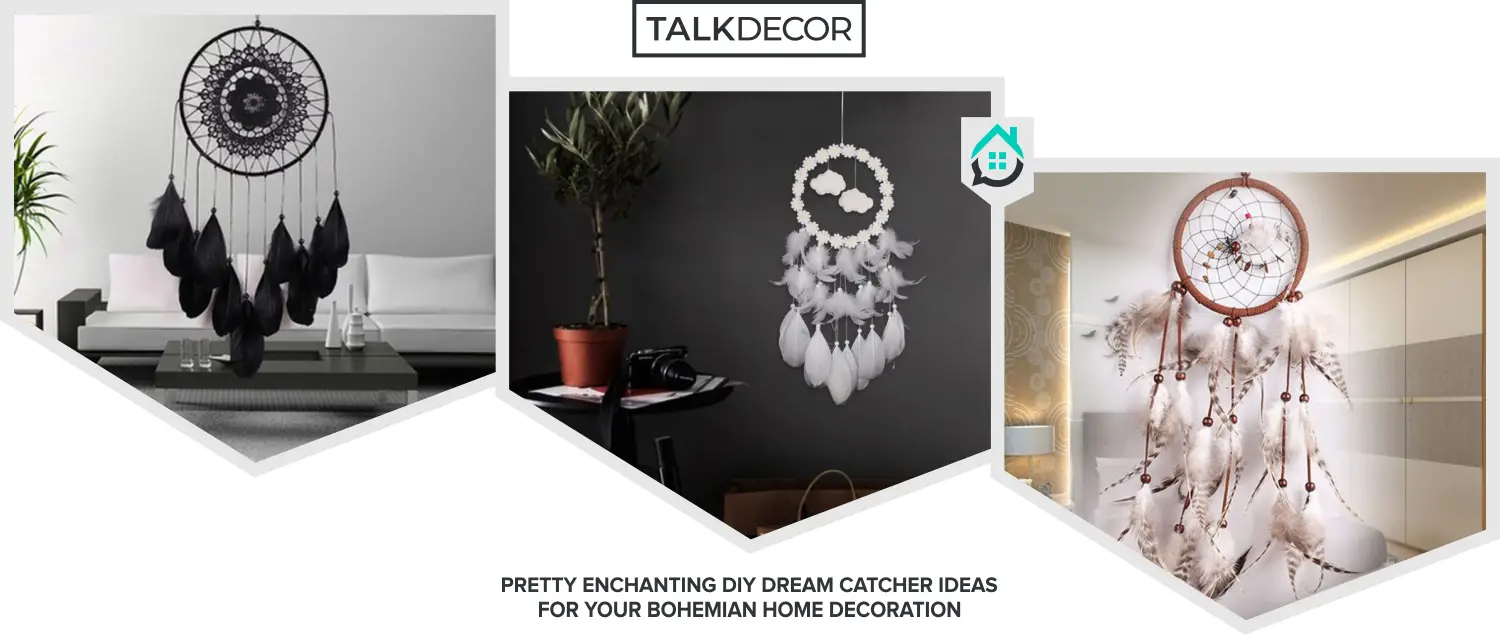 30 Pretty Enchanting DIY Dream Catcher Ideas for Your Bohemian Home Decoration
