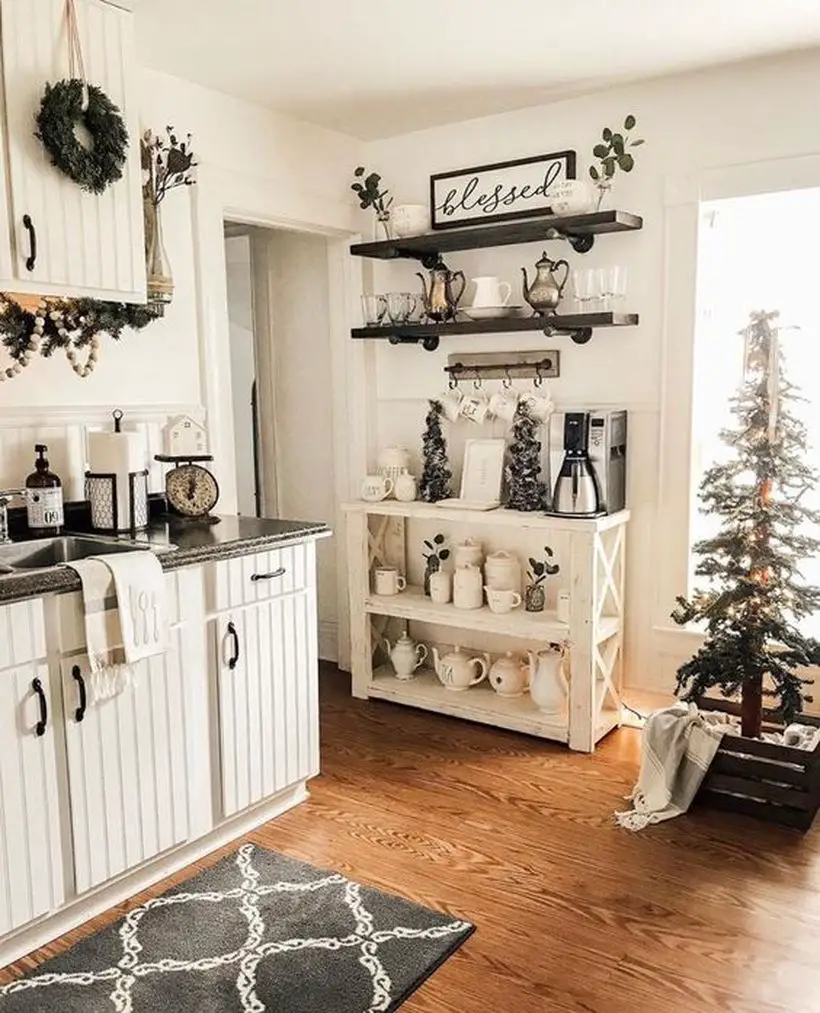 32 Adorable Fall Farmhouse Kitchen Ideas to Make it Really Match with ...