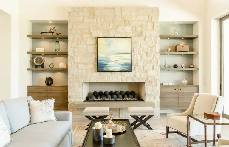 5 Stone Fireplace Designs for a Rustic-Style Living Room - Talkdecor