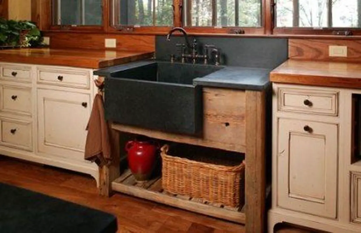 rustic kitchen sink light