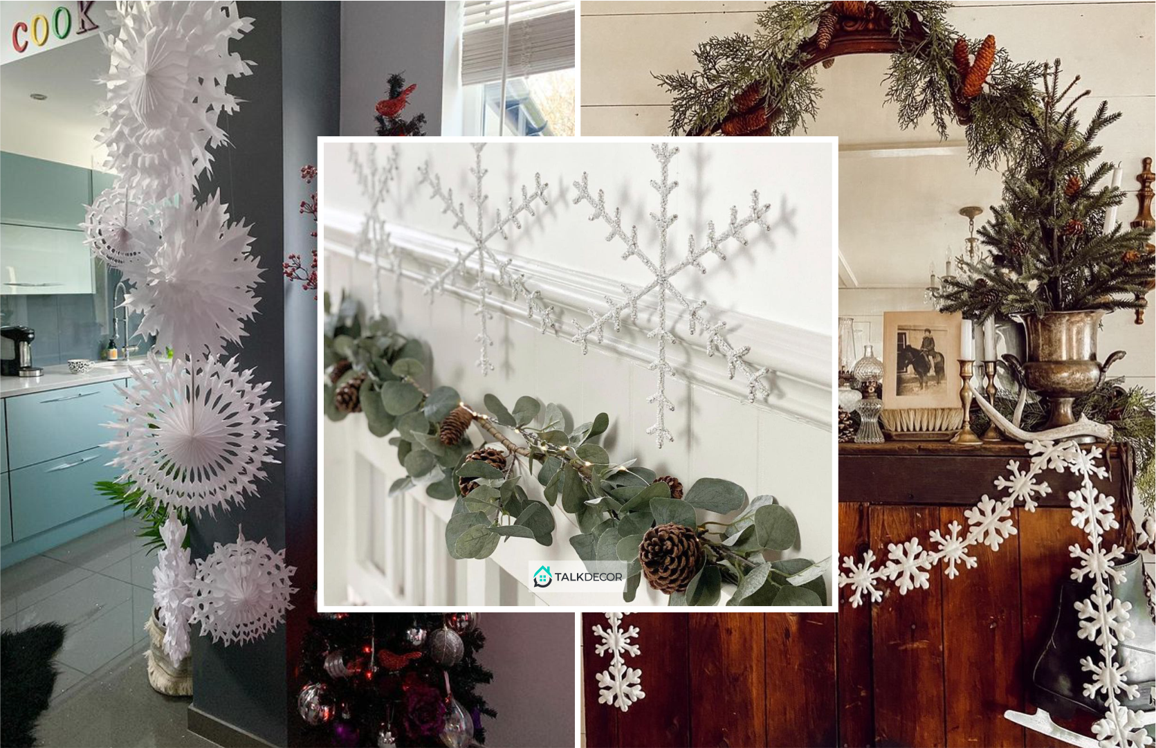 15 Ways To Apply The Snowflakes For Your Winter Decoration Talkdecor 4175