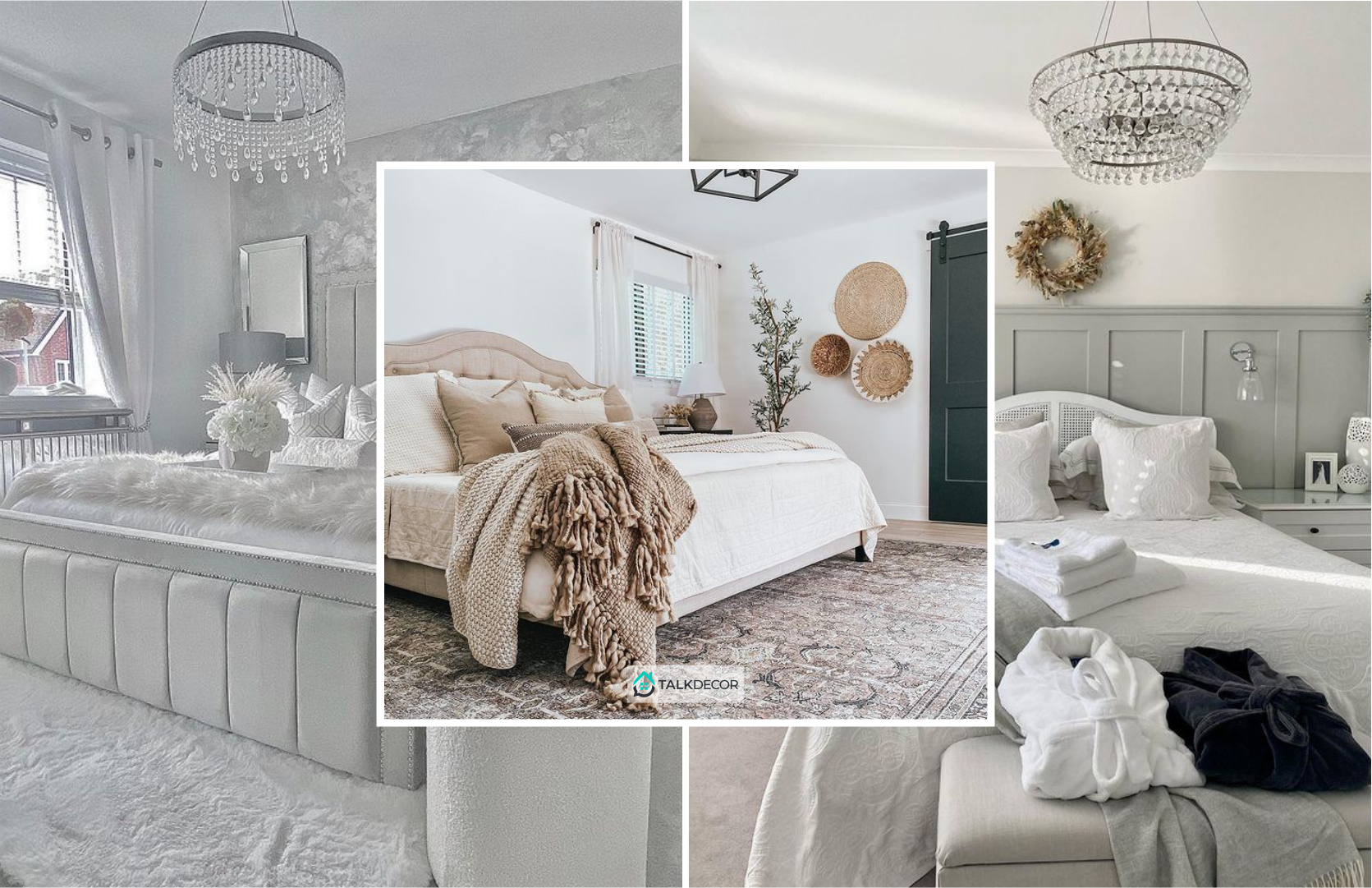 25 White Winter Bedroom Decorations - Talkdecor