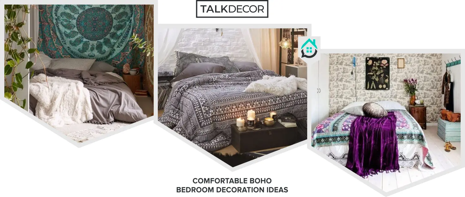 24 Comfortable Boho Bedroom Decoration Ideas