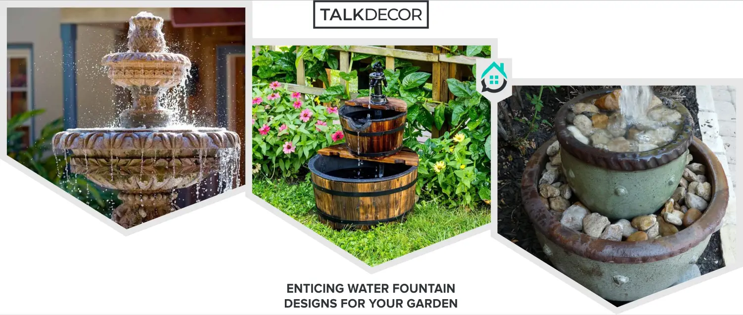 20 Enticing Water Fountain Designs for Your Garden